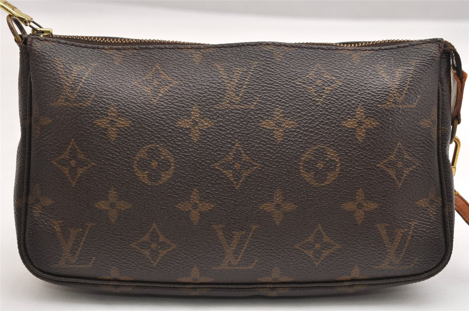Authentic Louis Vuitton Monogram Pochette Accessoires Pouch M51980 LV Junk 1752K