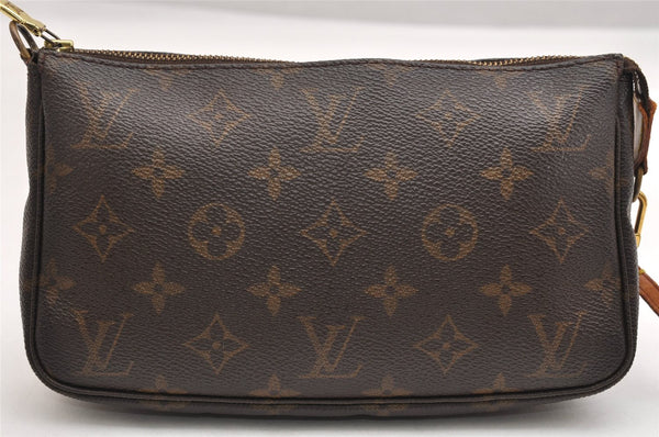 Authentic Louis Vuitton Monogram Pochette Accessoires Pouch M51980 LV Junk 1752K