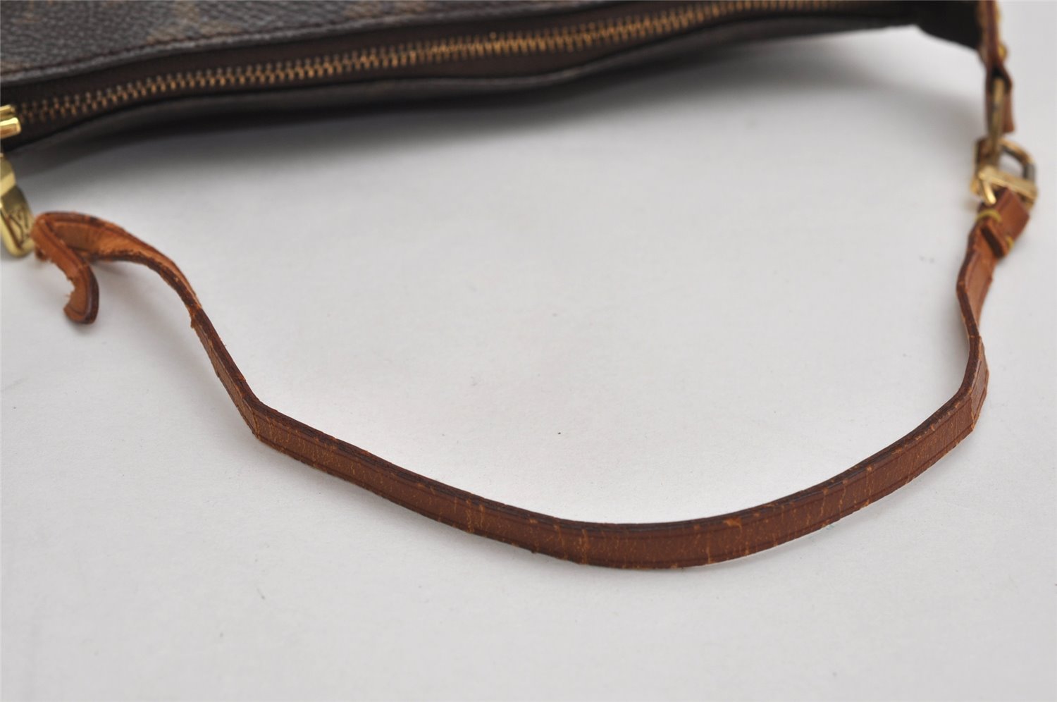 Authentic Louis Vuitton Monogram Pochette Accessoires Pouch M51980 LV Junk 1752K