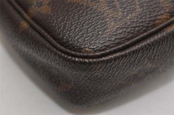 Authentic Louis Vuitton Monogram Pochette Accessoires Pouch M51980 LV Junk 1752K