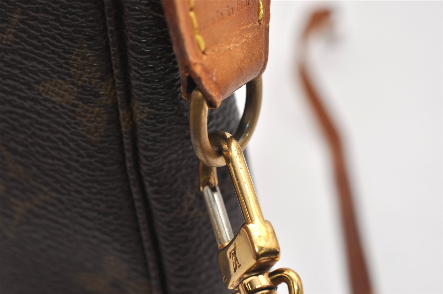 Authentic Louis Vuitton Monogram Pochette Accessoires Pouch M51980 LV Junk 1752K