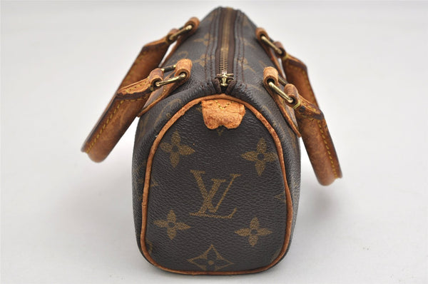 Authentic Louis Vuitton Monogram Mini Speedy Hand Bag Purse M41534 LV 1753K