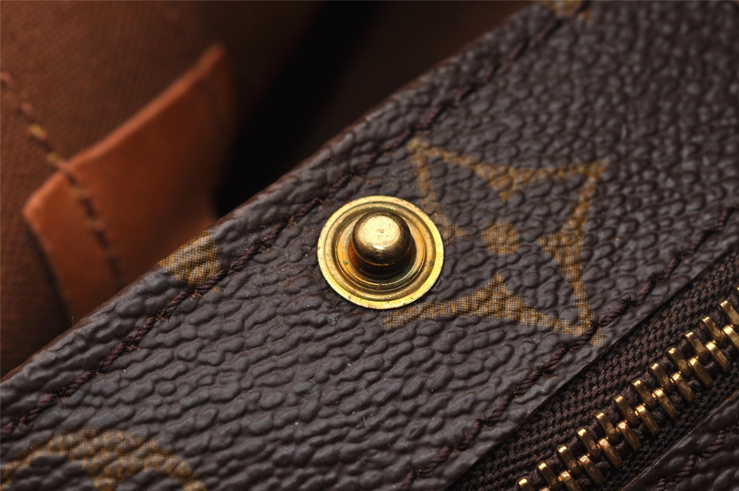 Authentic Louis Vuitton Monogram Randonnee GM Shoulder Bag M42244 LV 1754I