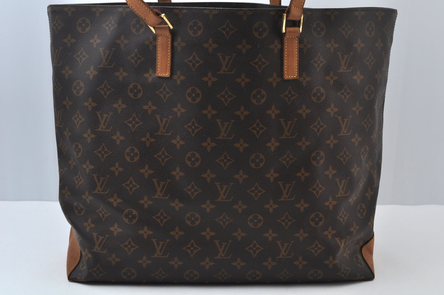 Authentic Louis Vuitton Monogram Cabas Alto Shoulder Tote Bag M51152 LV 1754J