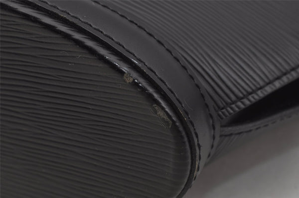 Authentic Louis Vuitton Epi Saint Jacques Hand Bag Black M52272 LV 1755J