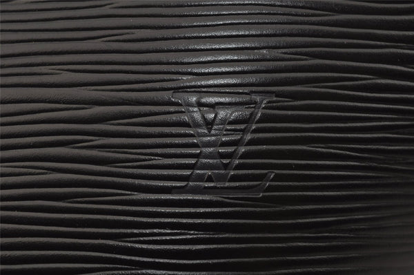 Authentic Louis Vuitton Epi Saint Jacques Hand Bag Black M52272 LV 1755J