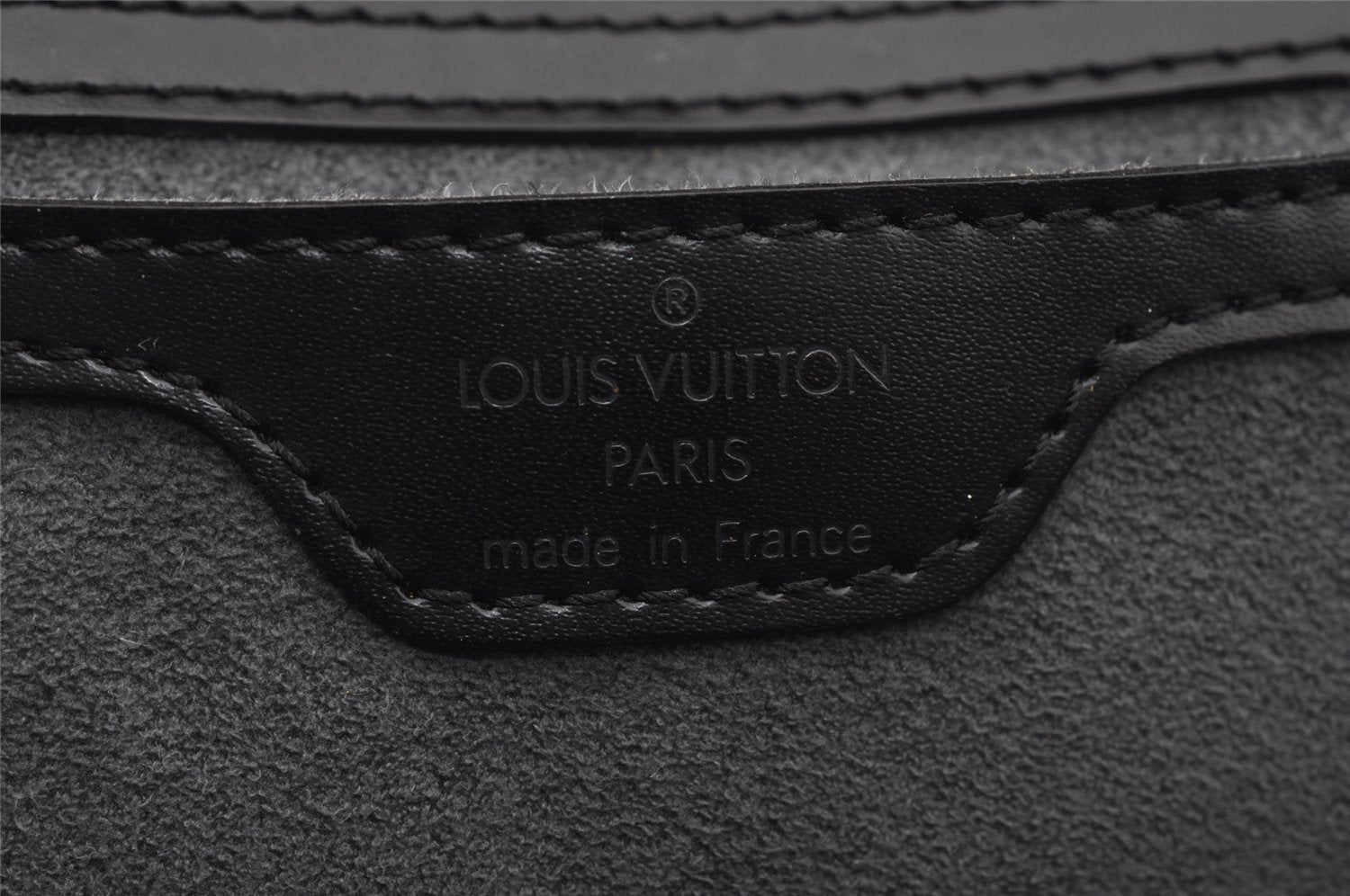 Authentic Louis Vuitton Epi Saint Jacques Hand Bag Black M52272 LV 1755J