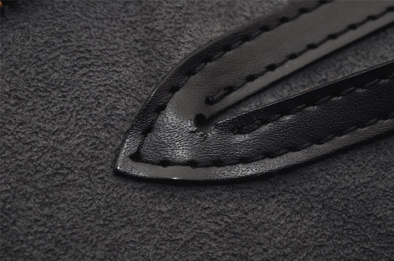 Authentic Louis Vuitton Epi Saint Jacques Hand Bag Black M52272 LV 1755J