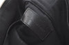 Authentic SAINT LAURENT Clutch Bag Pouch Leather Black ALM397294 YSL 1756K