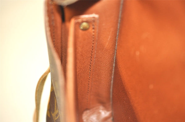 Authentic Louis Vuitton Monogram Cartouchiere MM M51253 Shoulder Cross Bag 1757I