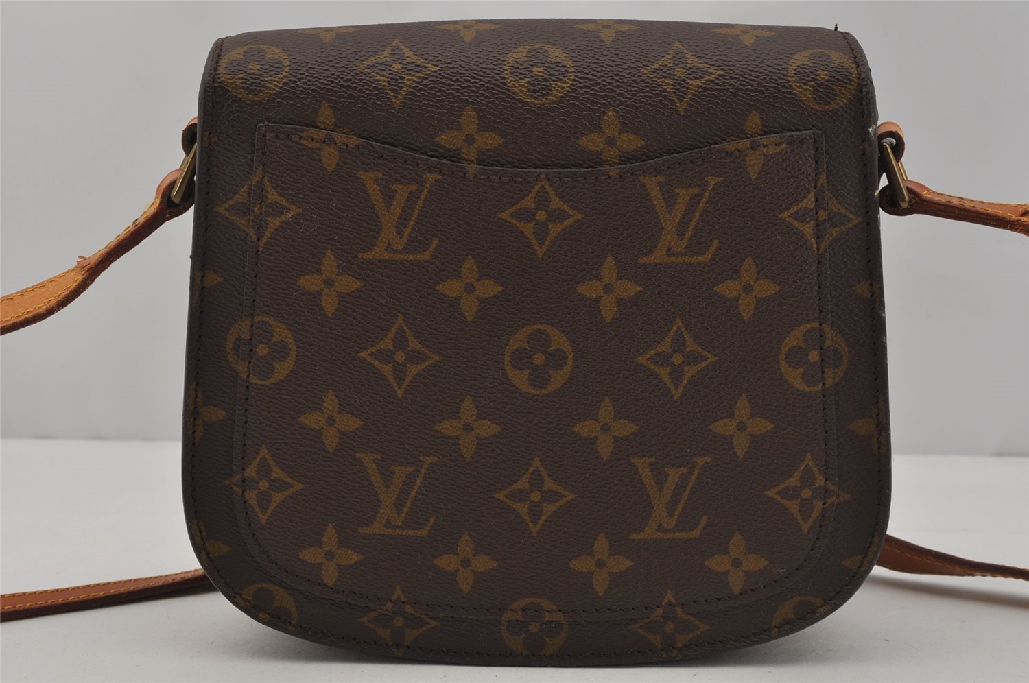 Authentic Louis Vuitton Monogram Saint Cloud MM M51243 Shoulder Cross Bag 1757J