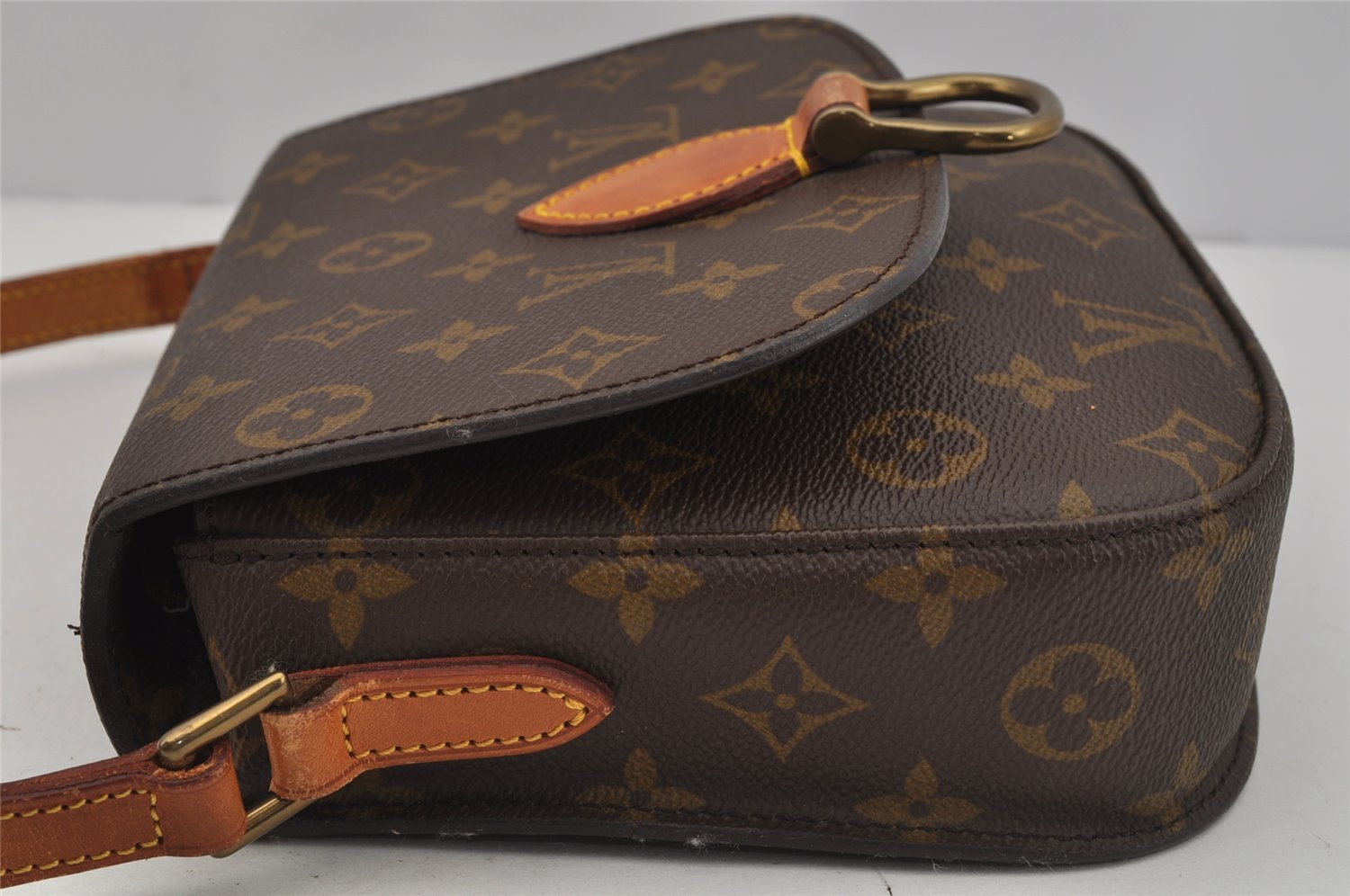 Authentic Louis Vuitton Monogram Saint Cloud MM M51243 Shoulder Cross Bag 1757J