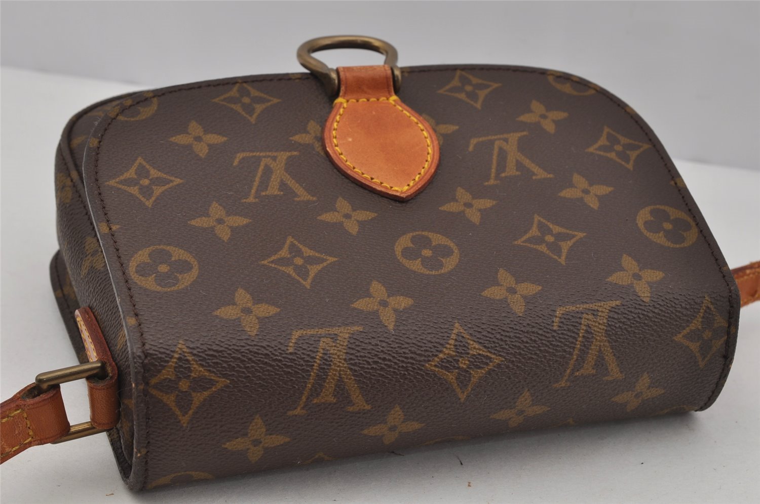 Authentic Louis Vuitton Monogram Saint Cloud MM M51243 Shoulder Cross Bag 1757J