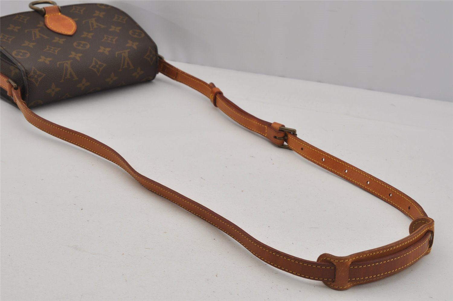 Authentic Louis Vuitton Monogram Saint Cloud MM M51243 Shoulder Cross Bag 1757J