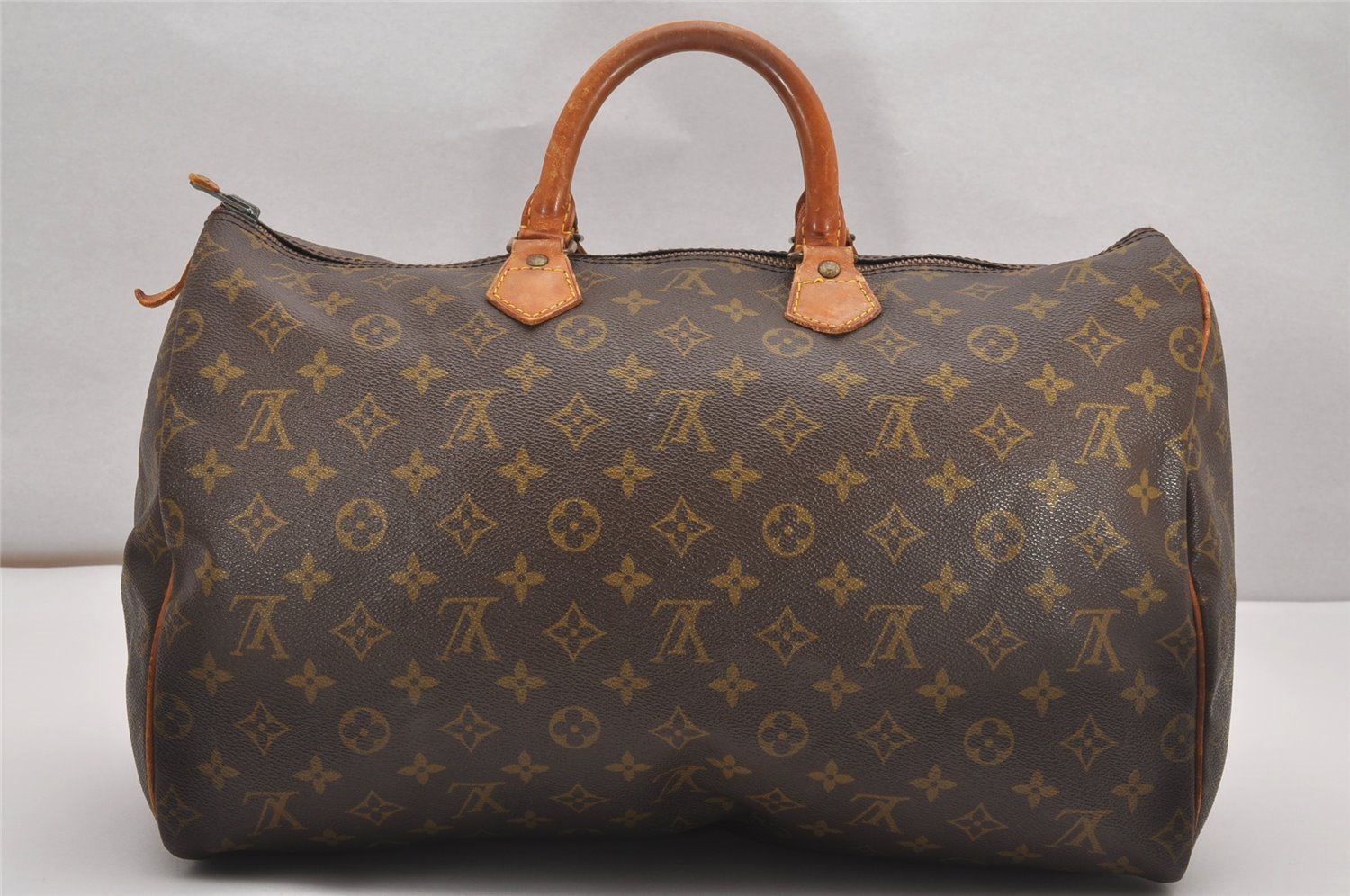 Authentic Louis Vuitton Monogram Speedy 40 Hand Boston Bag Old Model LV 1758J