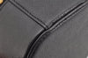 Authentic CHANEL Vintage Caviar Skin CC Logo Cosmetic Pouch Purse Black 1759K