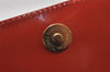 Authentic Salvatore Ferragamo Vara Ribbon Leather Canvas 2Way Hand Bag Red 1760I