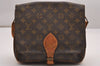 Authentic Louis Vuitton Monogram Cartouchiere GM M51252 Shoulder Cross Bag 1761J