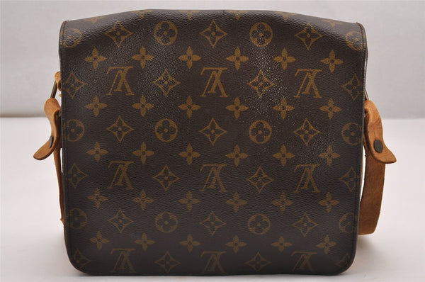 Authentic Louis Vuitton Monogram Cartouchiere GM M51252 Shoulder Cross Bag 1761J