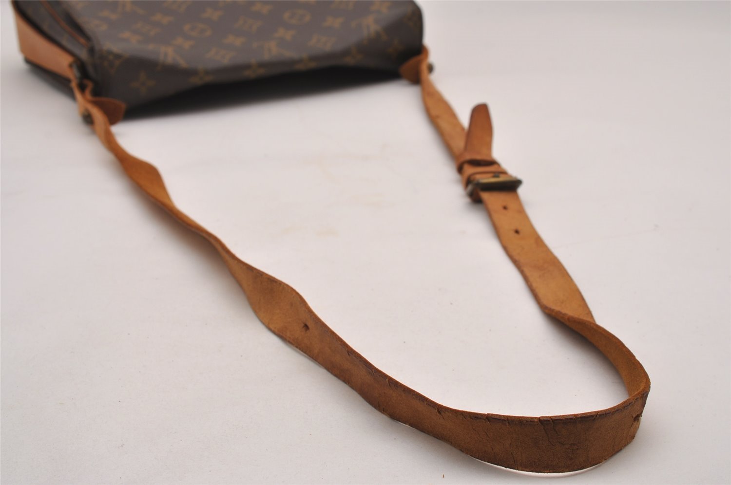 Authentic Louis Vuitton Monogram Cartouchiere GM M51252 Shoulder Cross Bag 1761J
