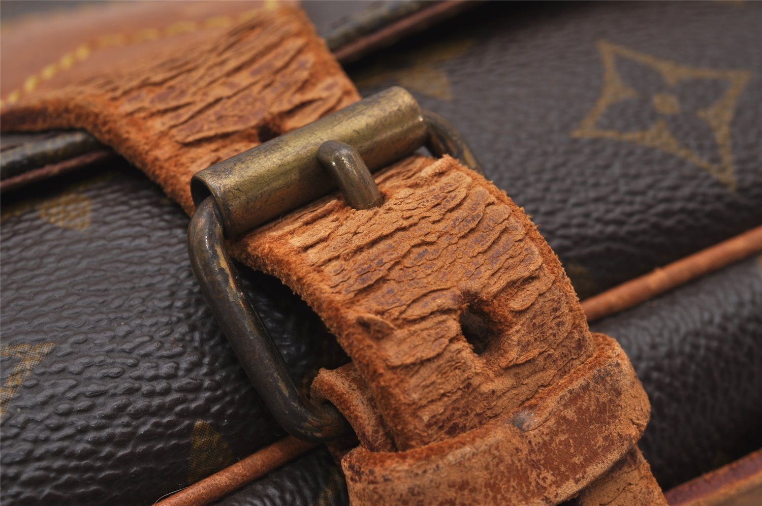 Authentic Louis Vuitton Monogram Cartouchiere GM M51252 Shoulder Cross Bag 1761J