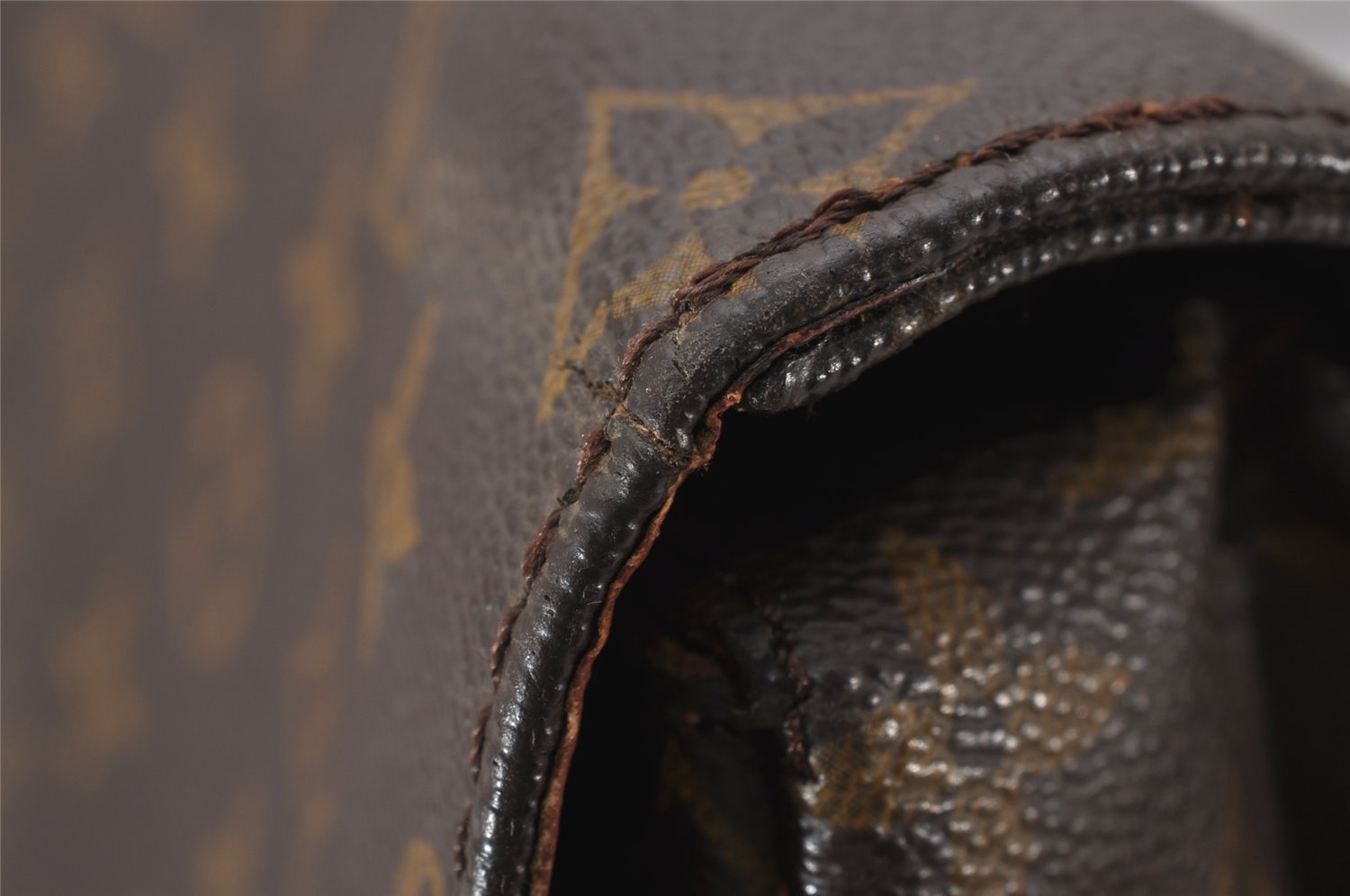 Authentic Louis Vuitton Monogram Cartouchiere GM M51252 Shoulder Cross Bag 1761J