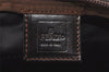 Authentic FENDI Zucca Folding Tote Hand Bag Purse Nylon Leather Brown 1764I
