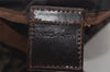 Authentic FENDI Zucca Folding Tote Hand Bag Purse Nylon Leather Brown 1764I