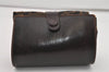 Authentic FENDI Zucca Folding Tote Hand Bag Purse Nylon Leather Brown 1764I