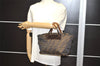 Authentic FENDI Zucca Folding Tote Hand Bag Purse Nylon Leather Brown 1764I