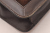 Authentic GUCCI Web Sherry Line Shoulder Bag Purse Suede Leather Brown 1764J