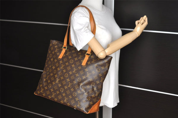 Authentic Louis Vuitton Monogram Cabas Mezzo Shoulder Tote Bag M51151 LV 1766I