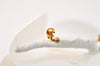 Authentic CHANEL Camellia Corsage Brooch Nylon White Box 1766L