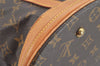 Authentic Louis Vuitton Monogram Bucket GM Shoulder Tote Bag M42236 Junk 1767K