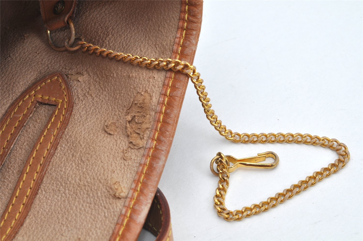 Authentic Louis Vuitton Monogram Bucket GM Shoulder Tote Bag M42236 Junk 1767K