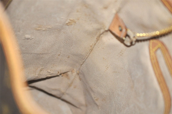 Authentic Louis Vuitton Monogram Bucket GM Shoulder Tote Bag M42236 Junk 1767K