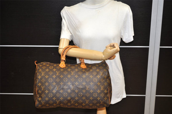 Authentic Louis Vuitton Monogram Speedy 40 Hand Boston Bag M41522 LV 1768K