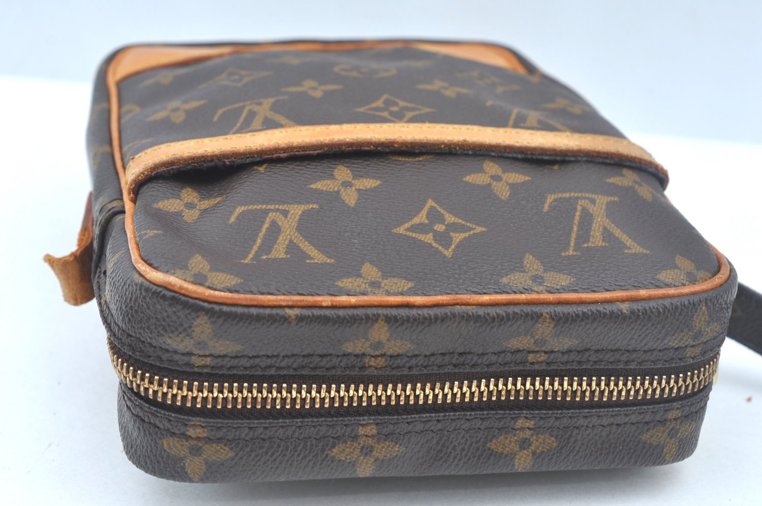 Authentic Louis Vuitton Monogram Danube Shoulder Cross Body Bag M45266 LV Junk 1769I