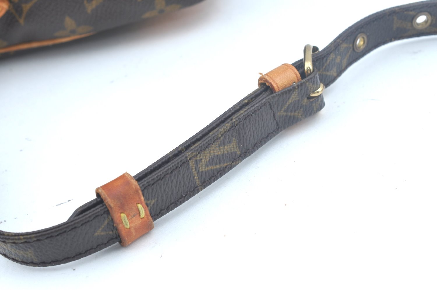 Authentic Louis Vuitton Monogram Danube Shoulder Cross Body Bag M45266 LV Junk 1769I