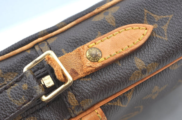 Authentic Louis Vuitton Monogram Danube Shoulder Cross Body Bag M45266 LV Junk 1769I