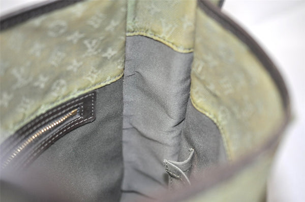 Authentic Louis Vuitton Monogram Mini Besace Mary Kate Shoulder Bag Green 1770I