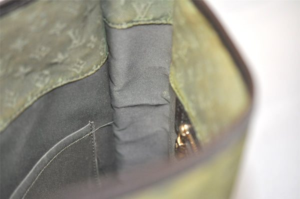 Authentic Louis Vuitton Monogram Mini Besace Mary Kate Shoulder Bag Green 1770I