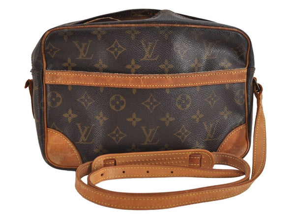 Auth Louis Vuitton Monogram Trocadero 27 Shoulder Cross Bag M51274 LV Junk 1770J