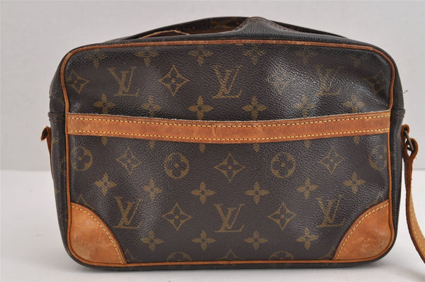 Auth Louis Vuitton Monogram Trocadero 27 Shoulder Cross Bag M51274 LV Junk 1770J