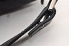 Authentic GUCCI Micro GG Nylon Leather Hand Bag Pouch Purse 0391147 Black 1770K