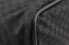 Authentic GUCCI Micro GG Nylon Leather Hand Bag Pouch Purse 0391147 Black 1770K