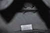 Authentic GUCCI Micro GG Nylon Leather Hand Bag Pouch Purse 0391147 Black 1770K