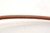 Authentic HERMES Jumbo 2Way Choker Bangle Bracelet Leather Brown Box 1772L