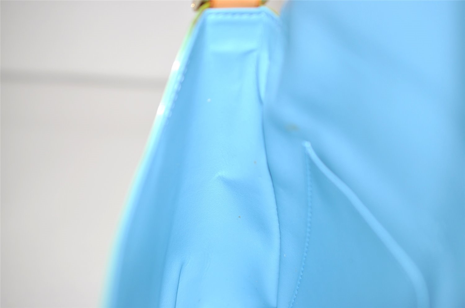 Auth Louis Vuitton Vernis Thompson Street Shoulder Bag Green M91009 LV 1773I