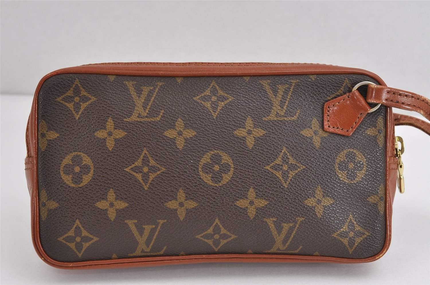 Auth Louis Vuitton Monogram Pochette Sport PM Clutch Hand Bag Old Model LV 1773J